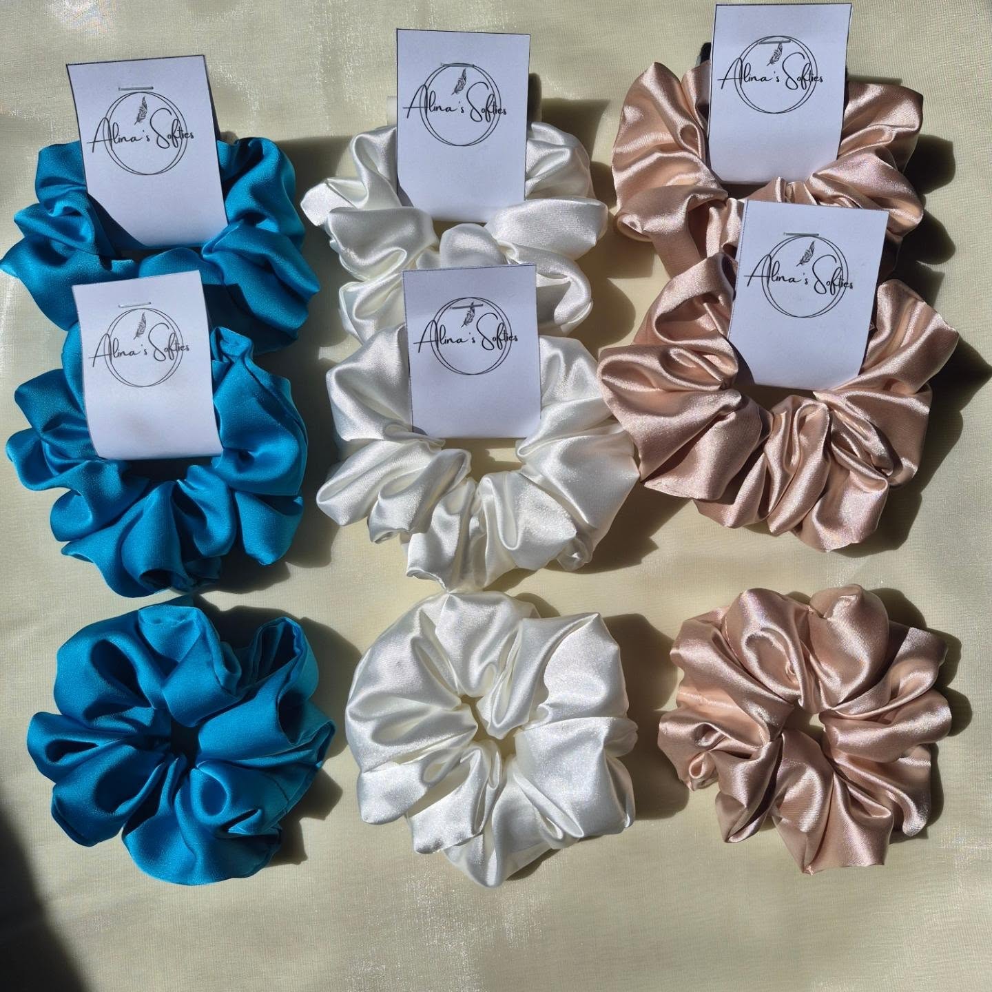 Scrunchie satin pastel